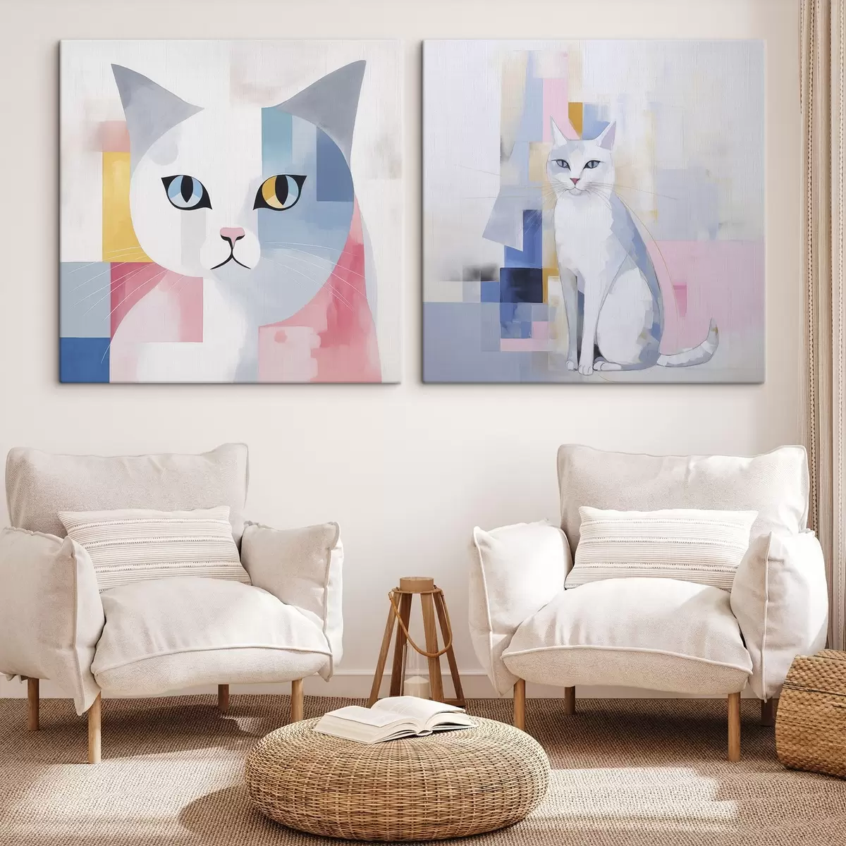 Obraz Abstraktní kočka Č. m00592