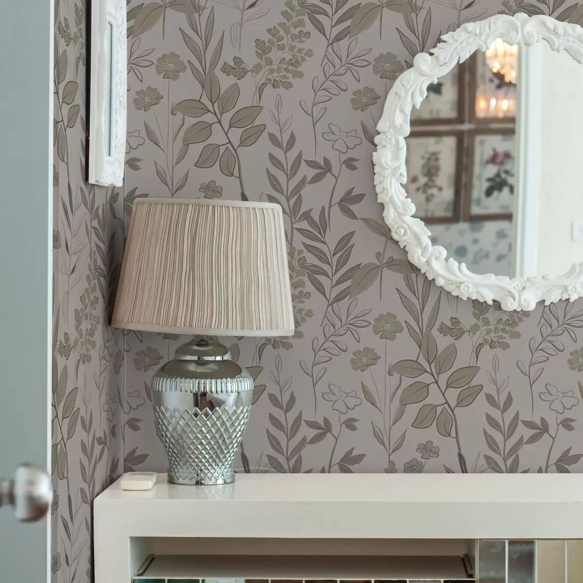 Tapety Skicovité divoké květiny v přírodních tónech a00432