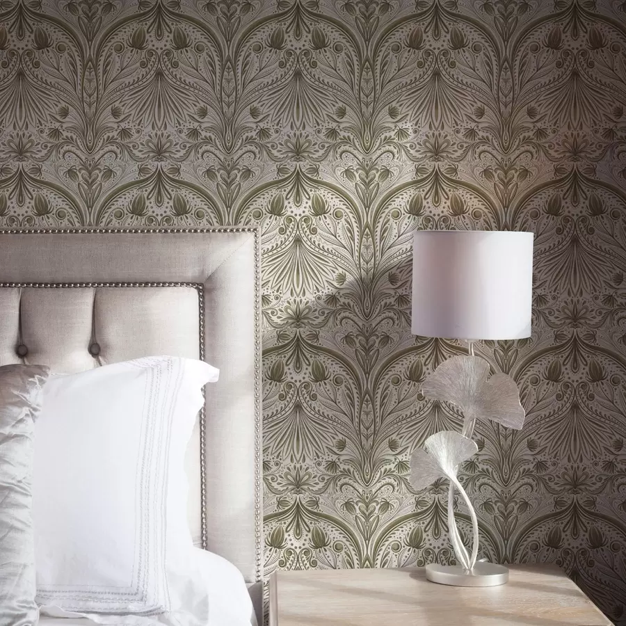 Fototapet Symetrický barokní vzor s květinovými motivy a00436