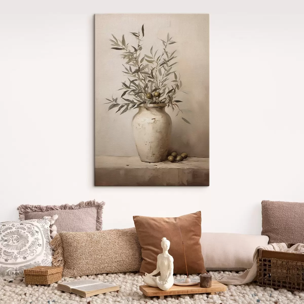 Obraz Motivy listů ve váze Č. s45382