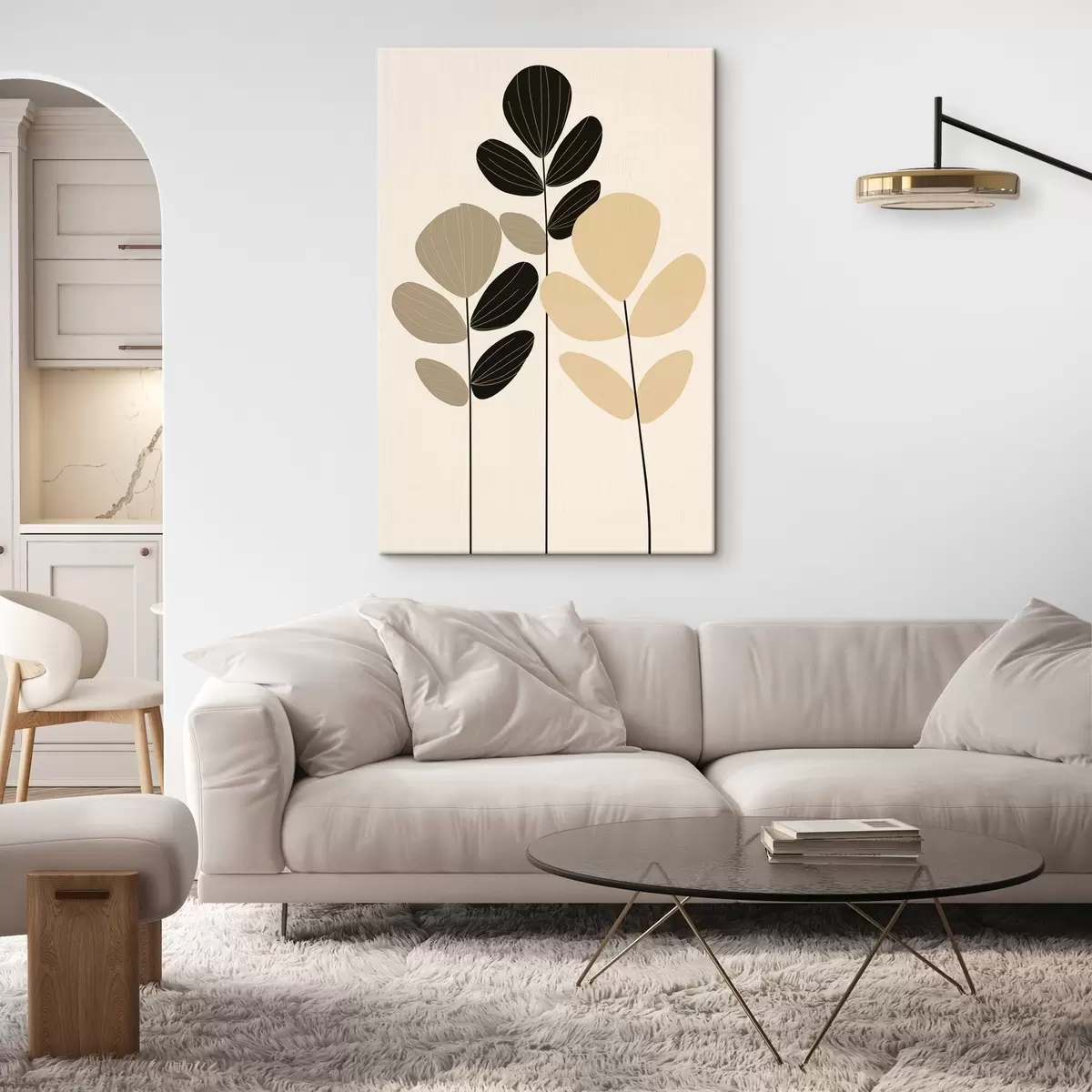 Obraz Minimalistická botanická ilustrace Č. s45400