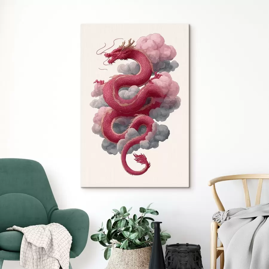 Obraz Drak v čínském stylu Č. s45412