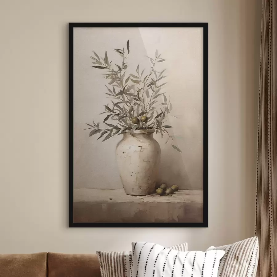 Fototapet Motivy listů ve váze f45382