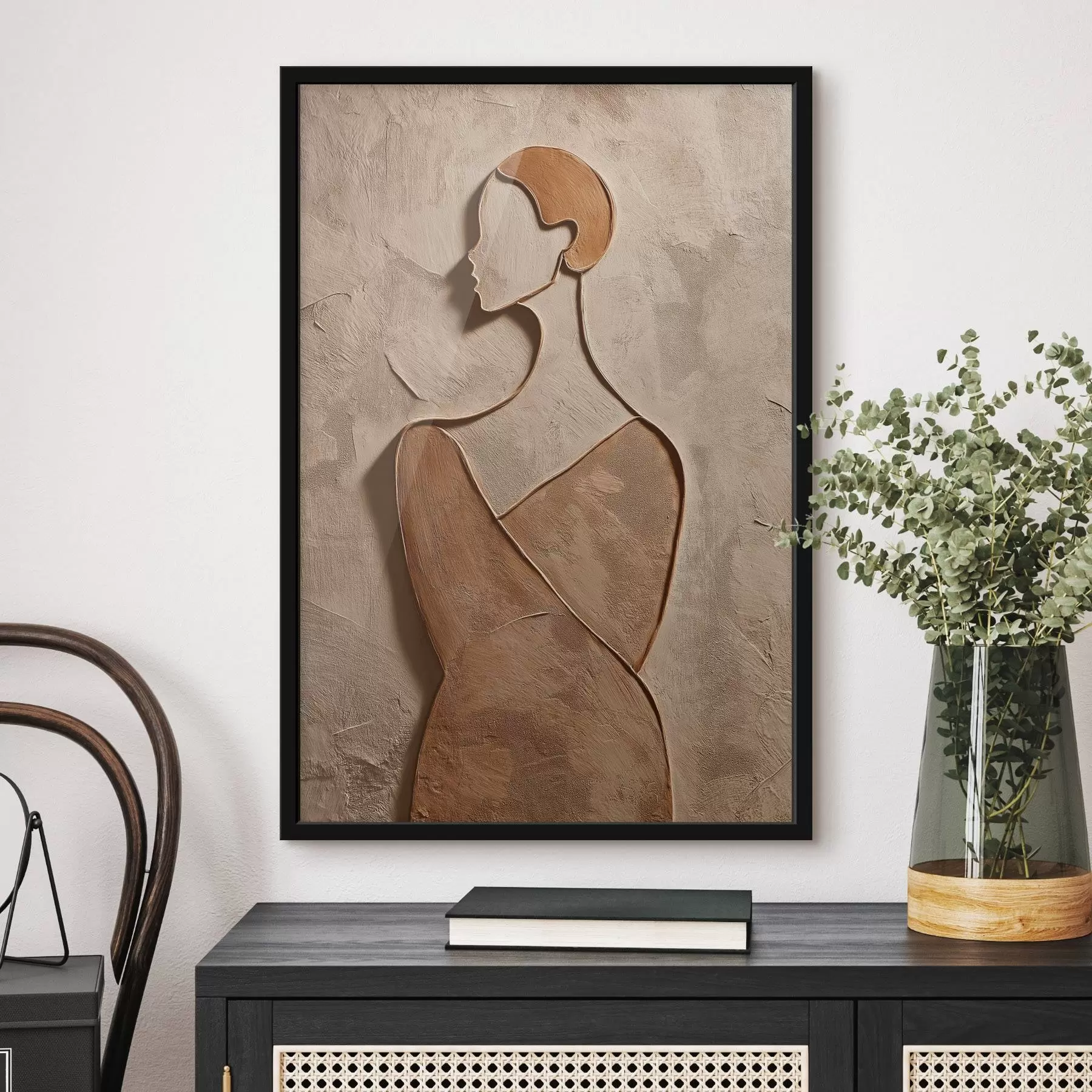 Fototapet Abstraktní ženská tvář f45396