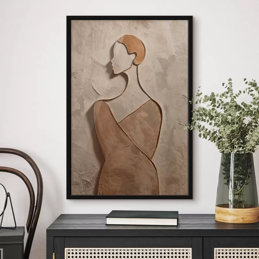 Fototapet Abstraktní ženská tvář f45396