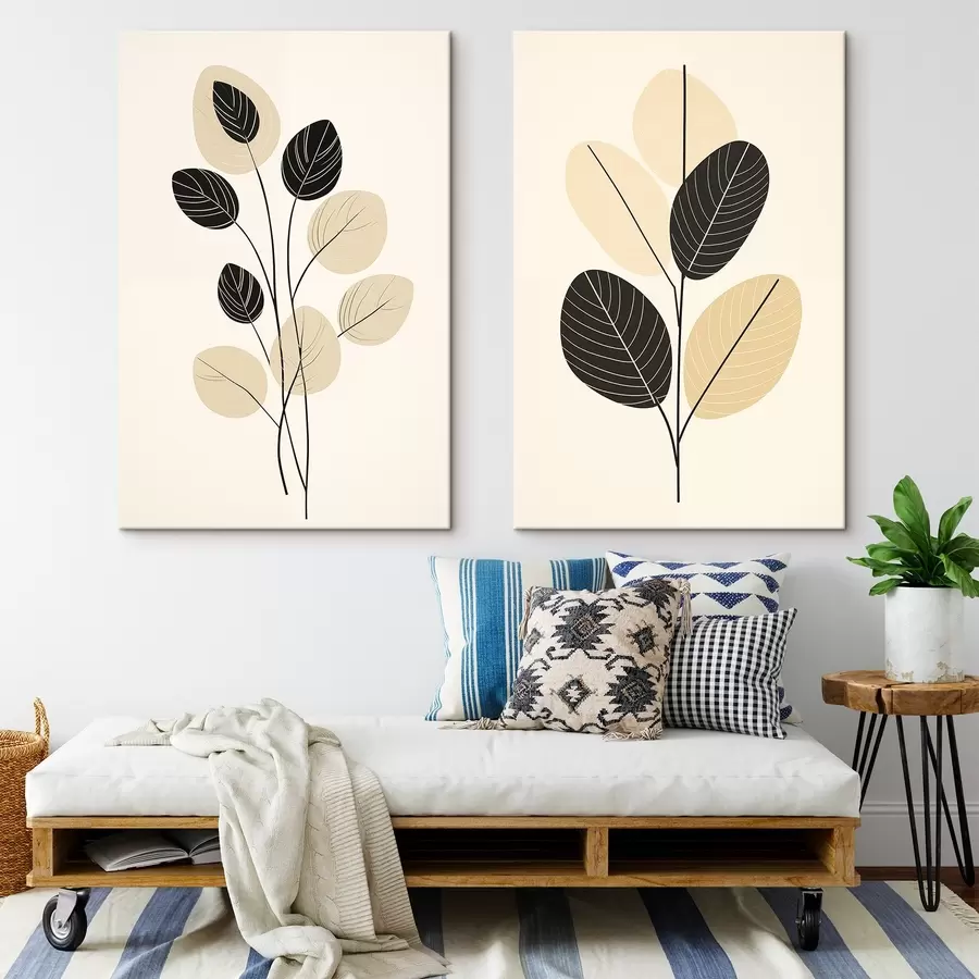 Obraz Abstraktní zvlněné linie s objemovou strukturou a hladkými křivkami Č. m00599