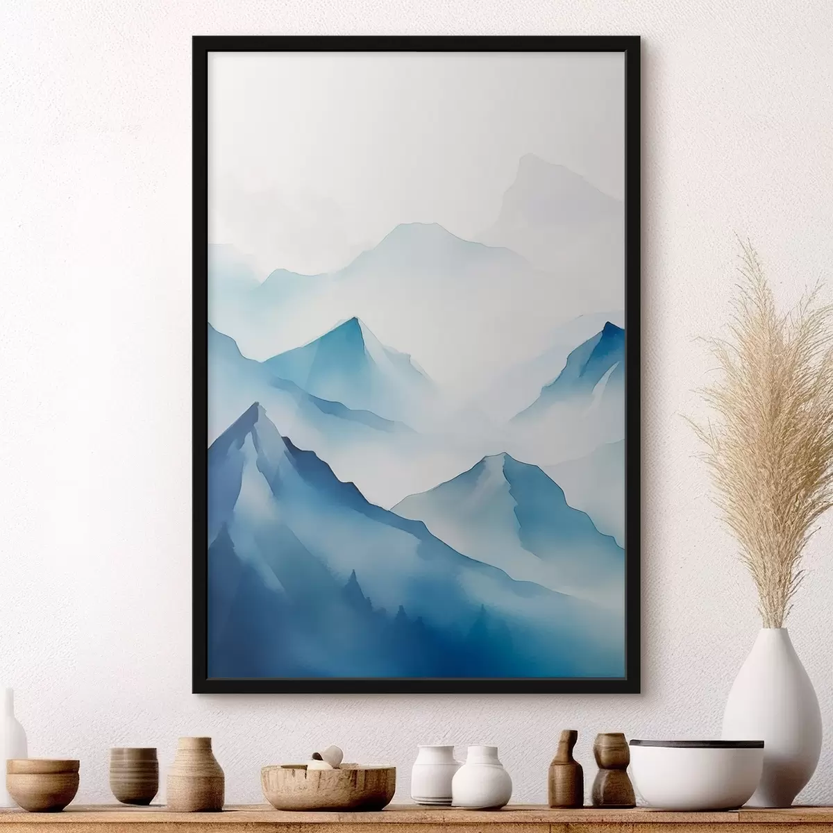 Poster Hory v mlze f45424