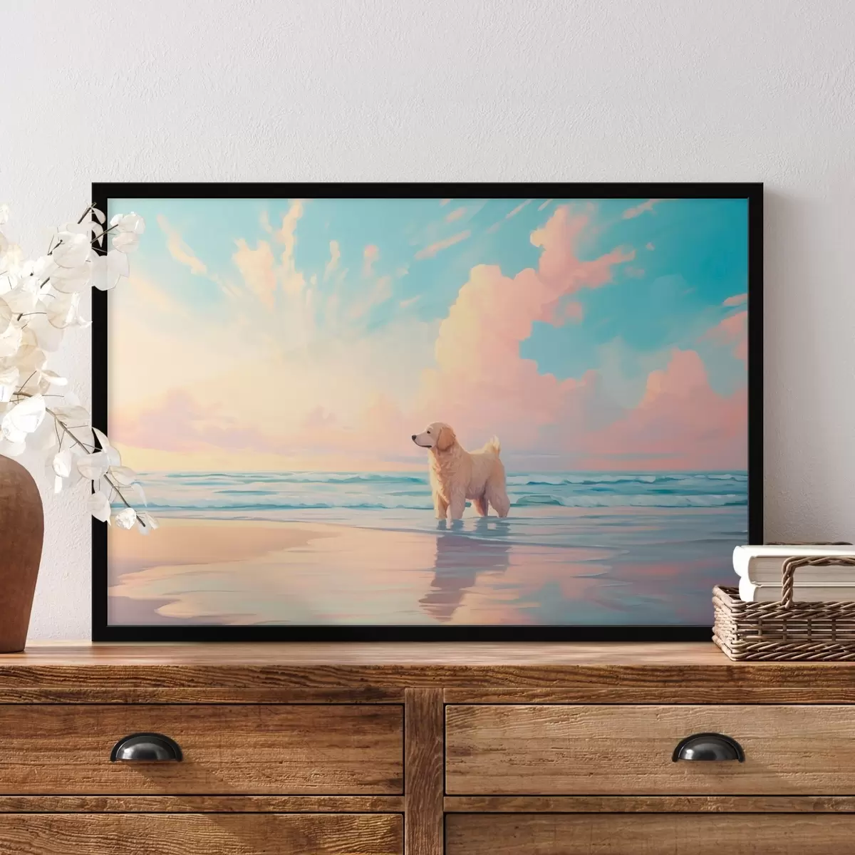 Poster Retriever na pobřeží f45425