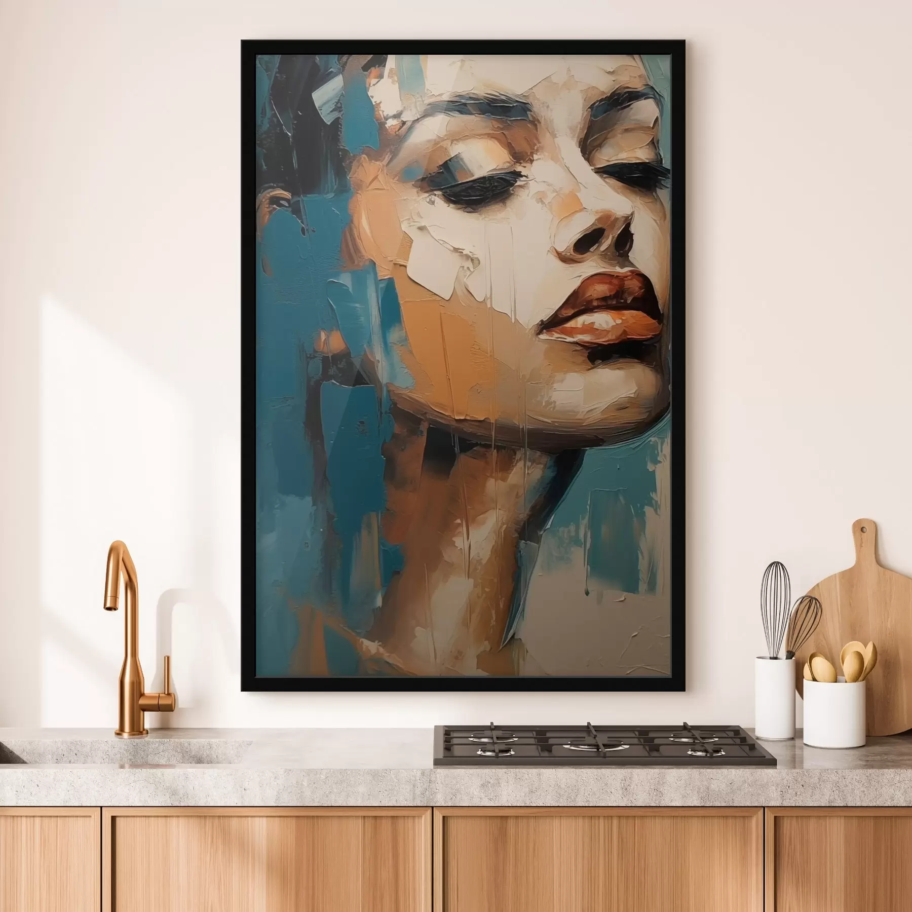 Fototapet Portrét ženy se zavřenýma očima f45439