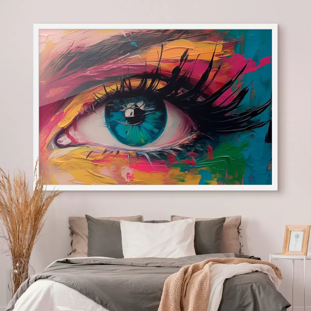 Poster Oko na abstraktním pozadí f45440