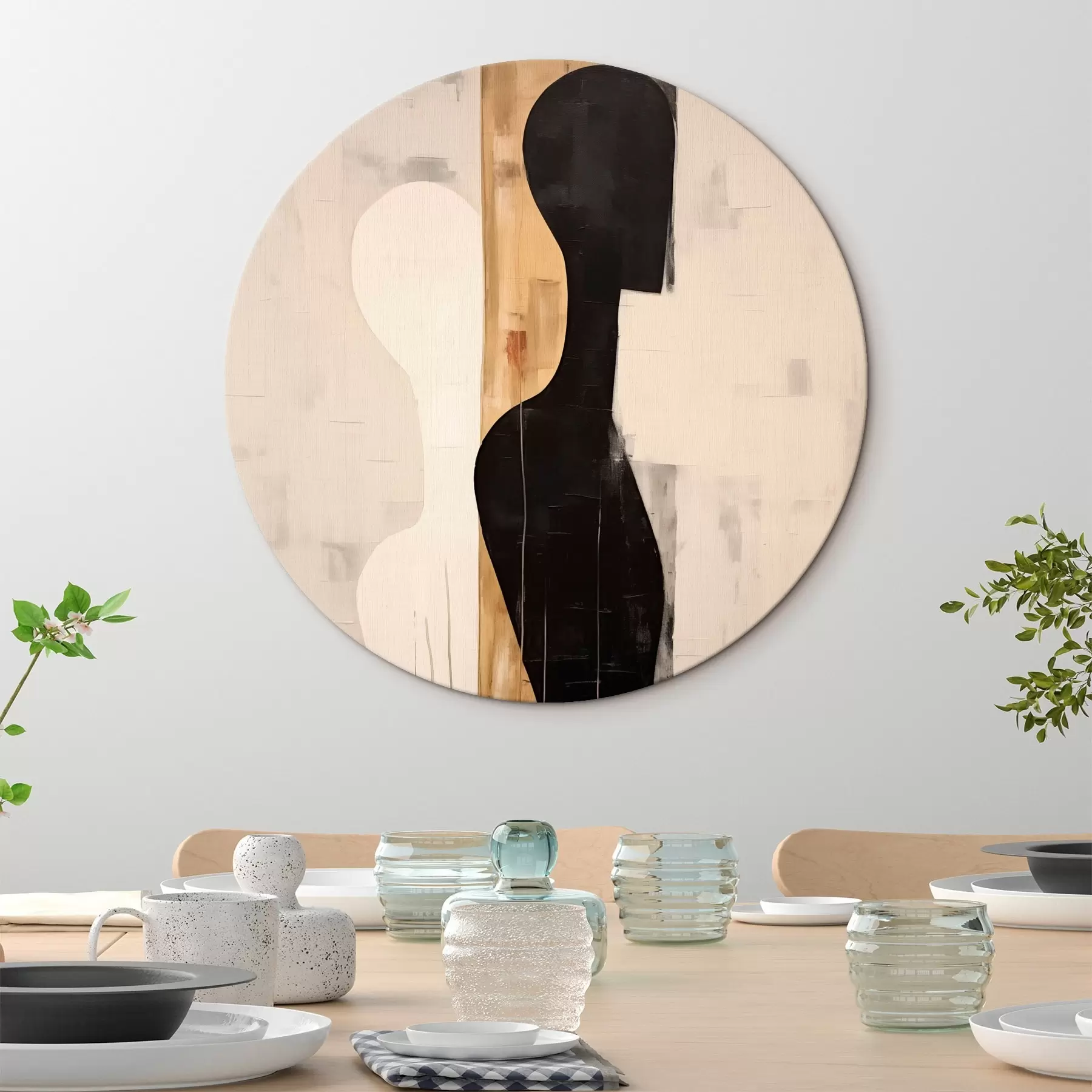 Obraz Silueta dvou postav Č. r45429