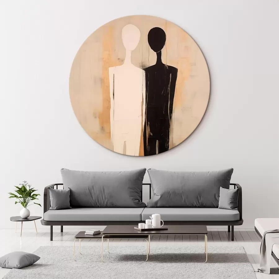 Obraz Silueta dvou postav Č. r45430