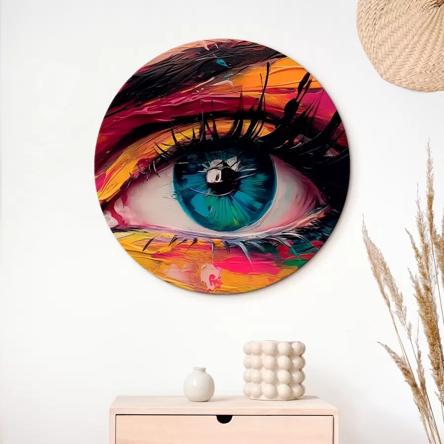 Obraz Oko na abstraktním pozadí Č. r45440