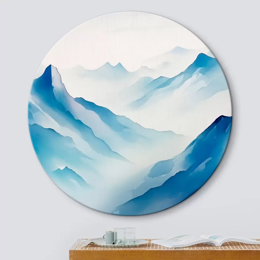 Obraz Pohoří v mlze Geometrie Č. r45445