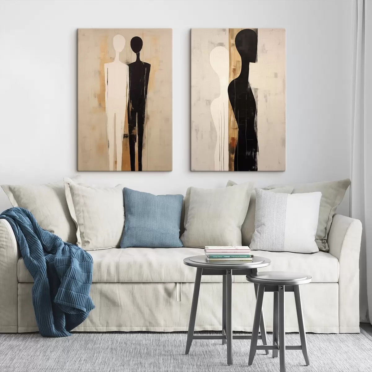 Obraz Siluety dvou postav Č. m00620