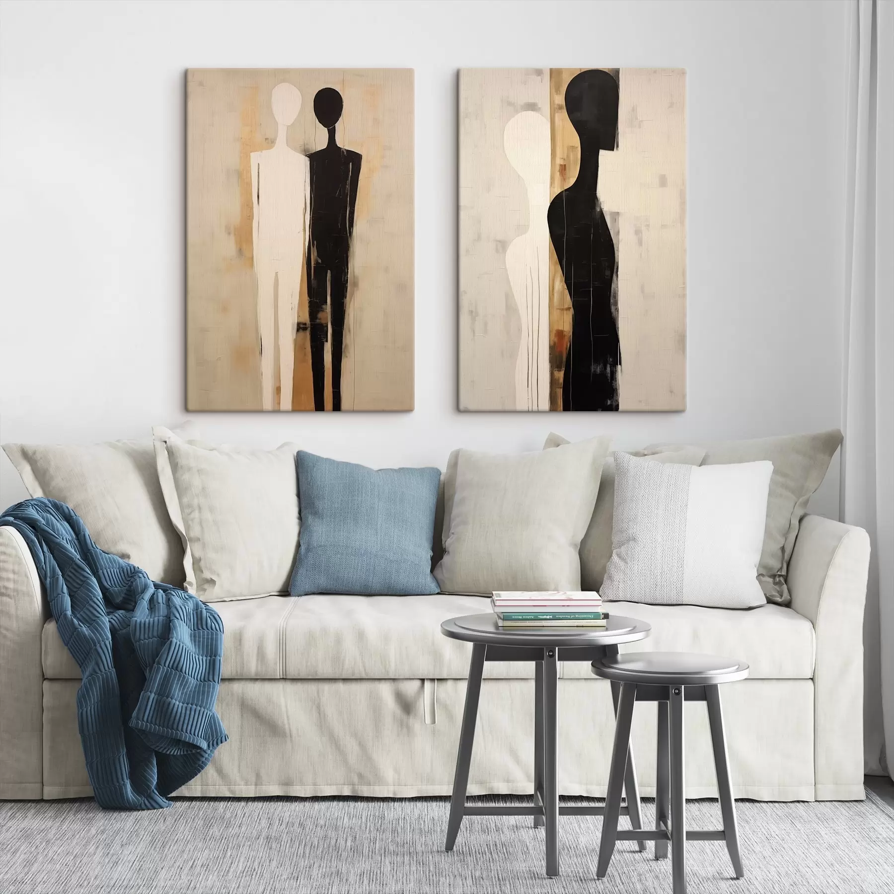Obraz Siluety dvou postav Č. m00620