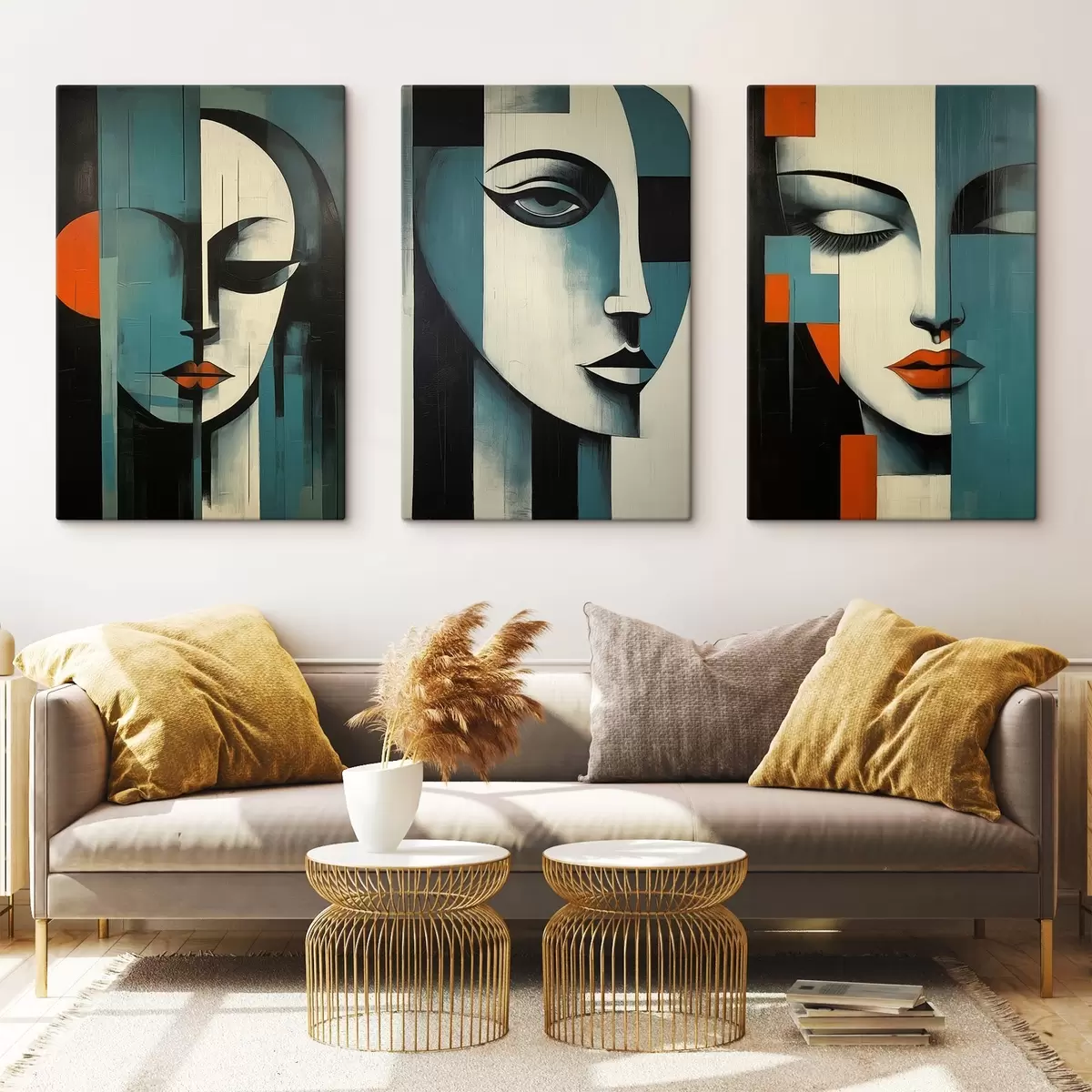 Obraz Abstraktní ženské portréty Č. m00621