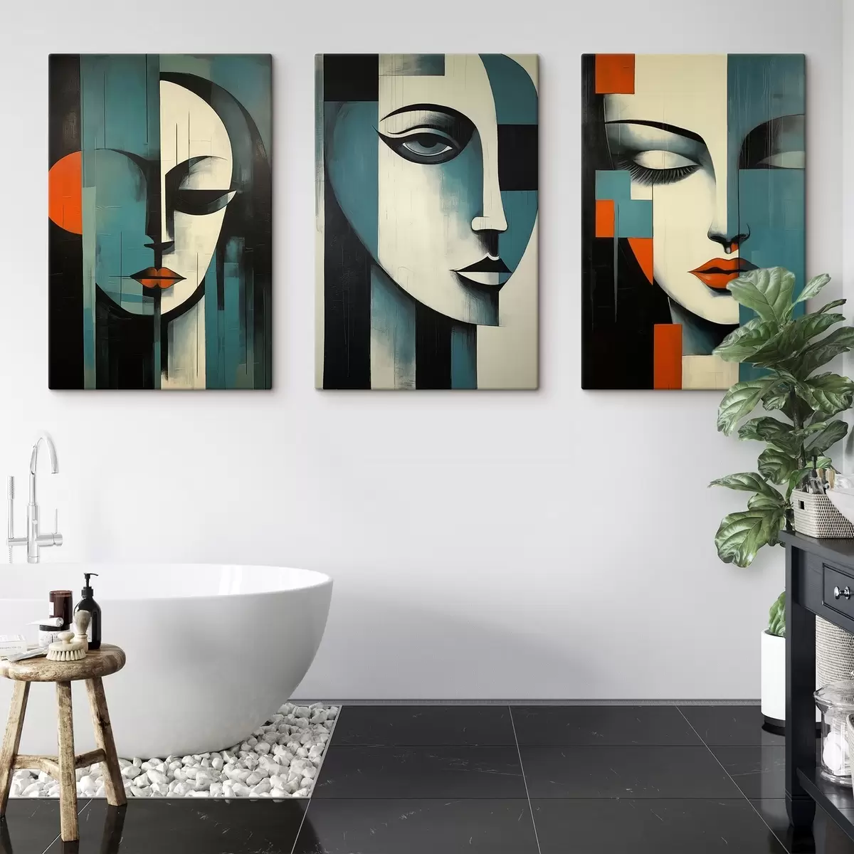 Obraz Abstraktní ženské portréty Č. m00621