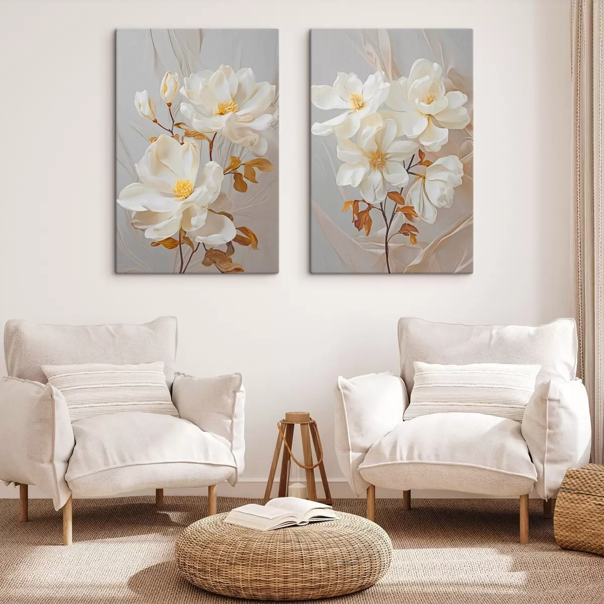 Obraz Jemné abstraktní květiny Č. m00611