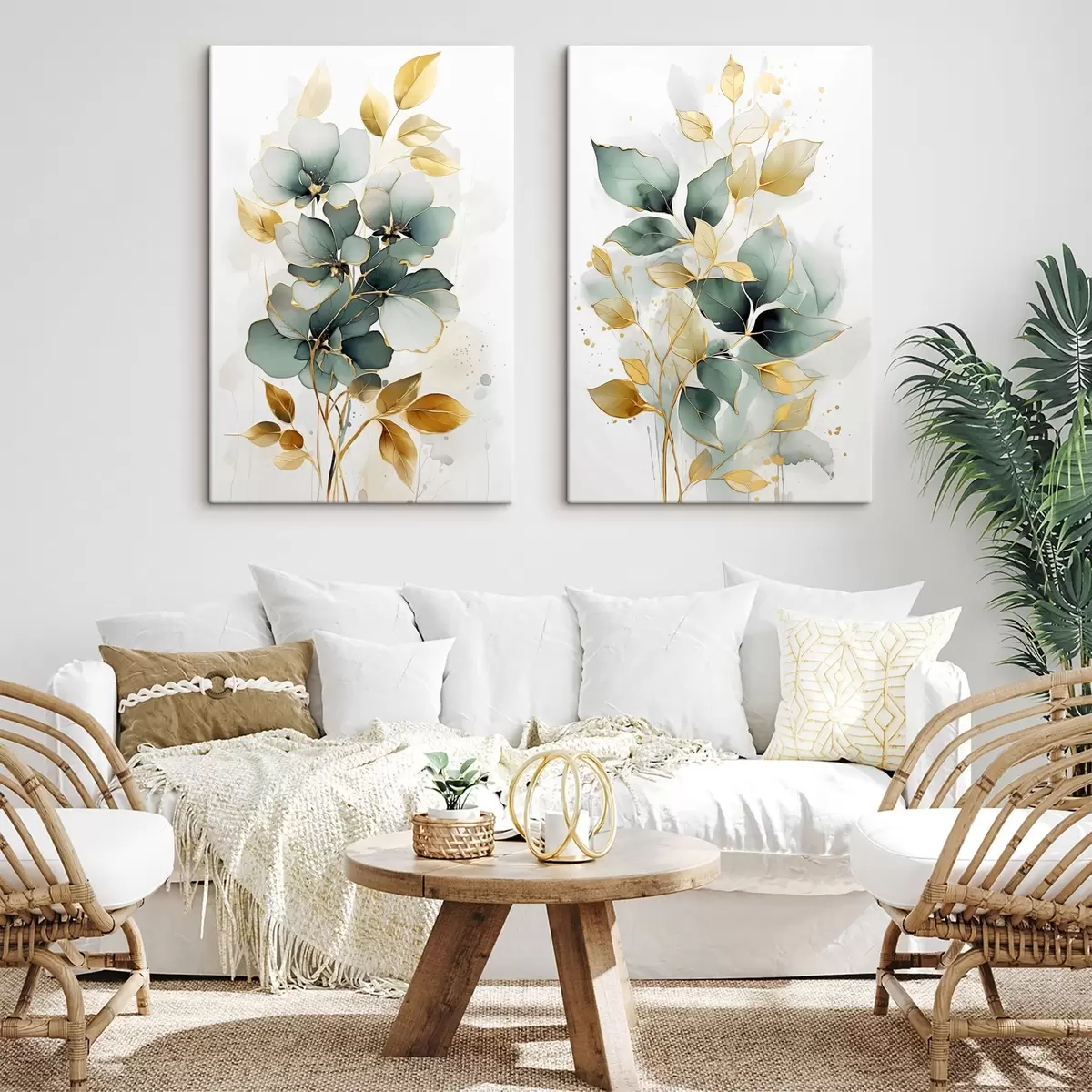 Obraz Abstraktní větve s listy Č. m00610