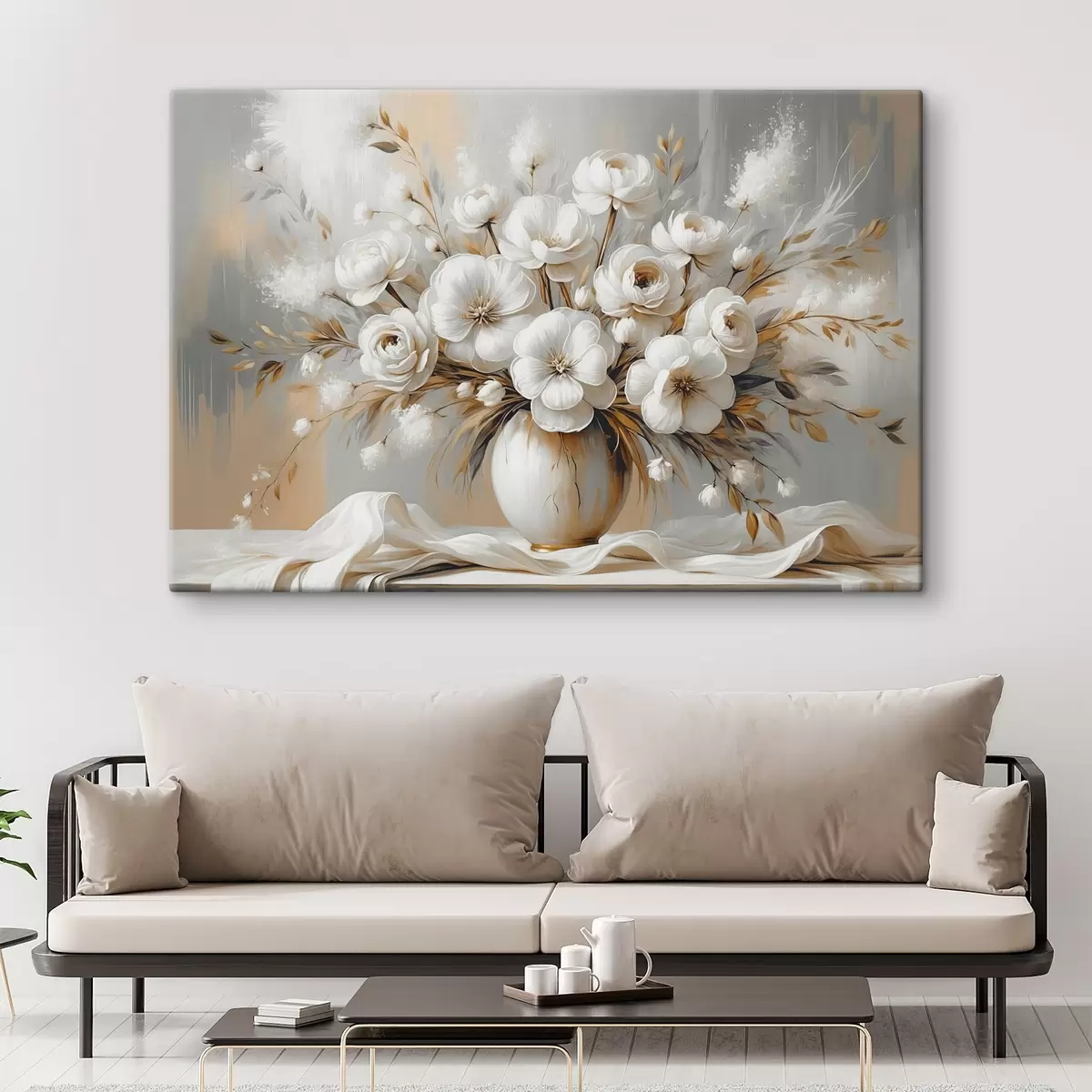 Obraz Křehká kytice květin ve váze Č. s45375