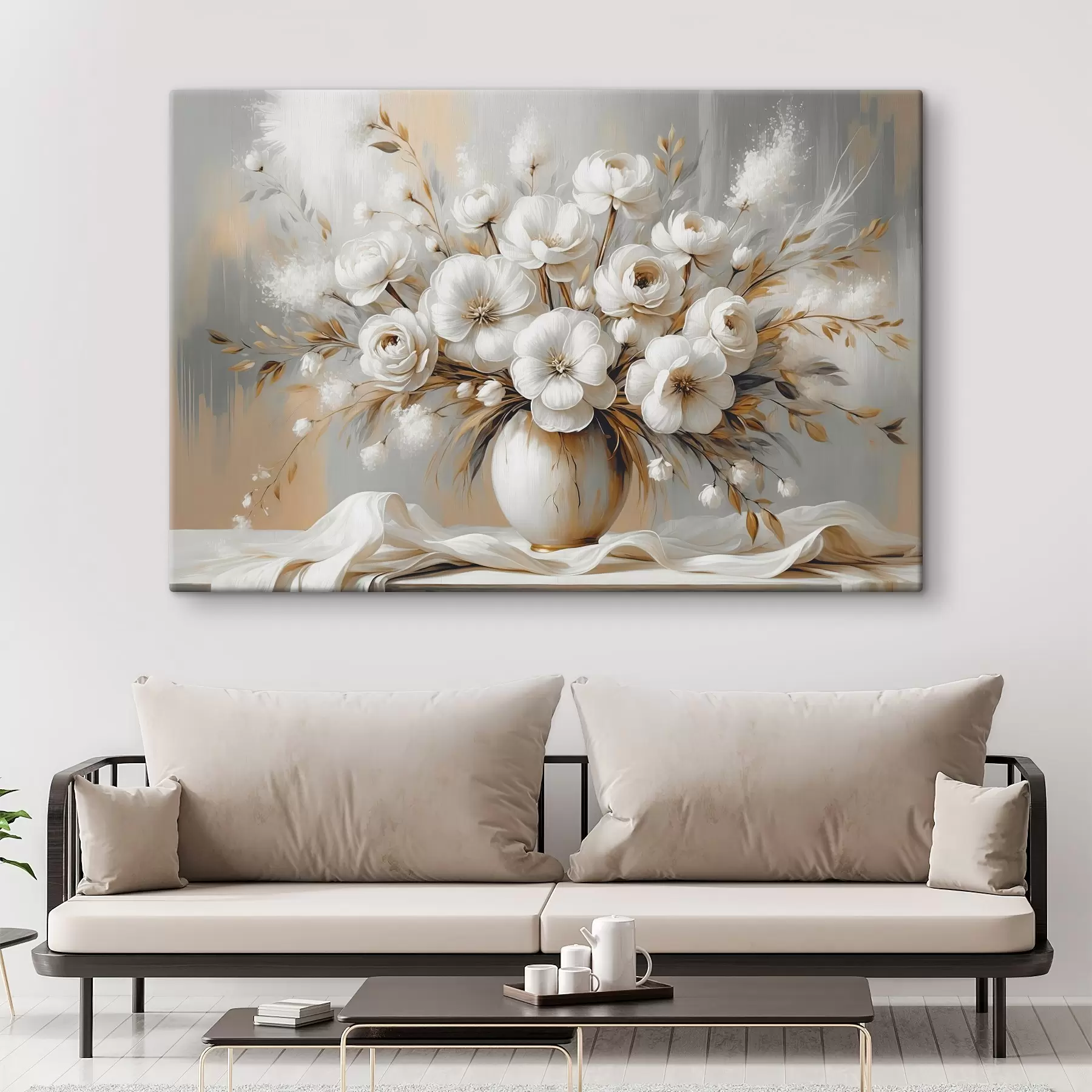 Obraz Křehká kytice květin ve váze Č. s45375