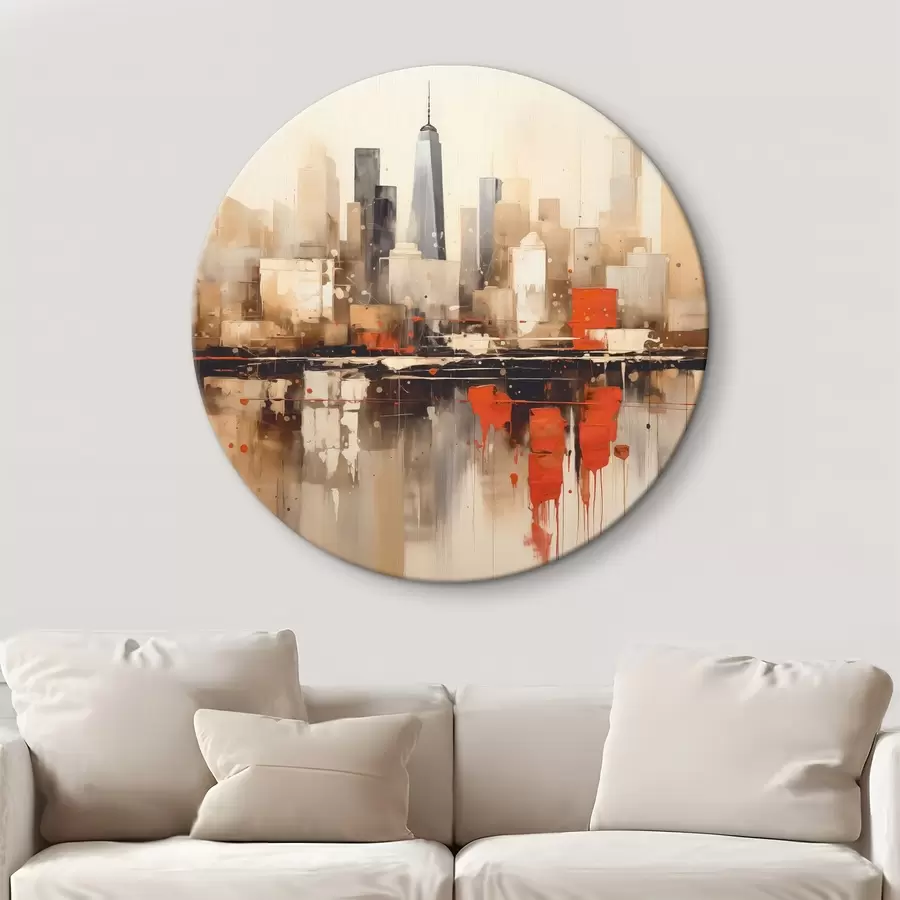 Obraz Abstraktní městská krajina Č. r45368