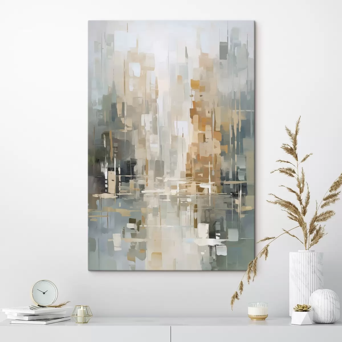 Obraz Abstrakce napodobující malbu Č. s45456