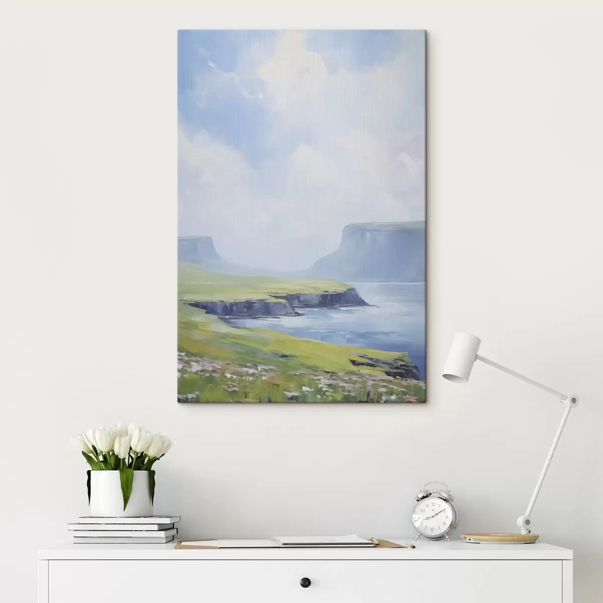 Obraz Mořské pobřeží s fjordy v pozadí Č. s45460