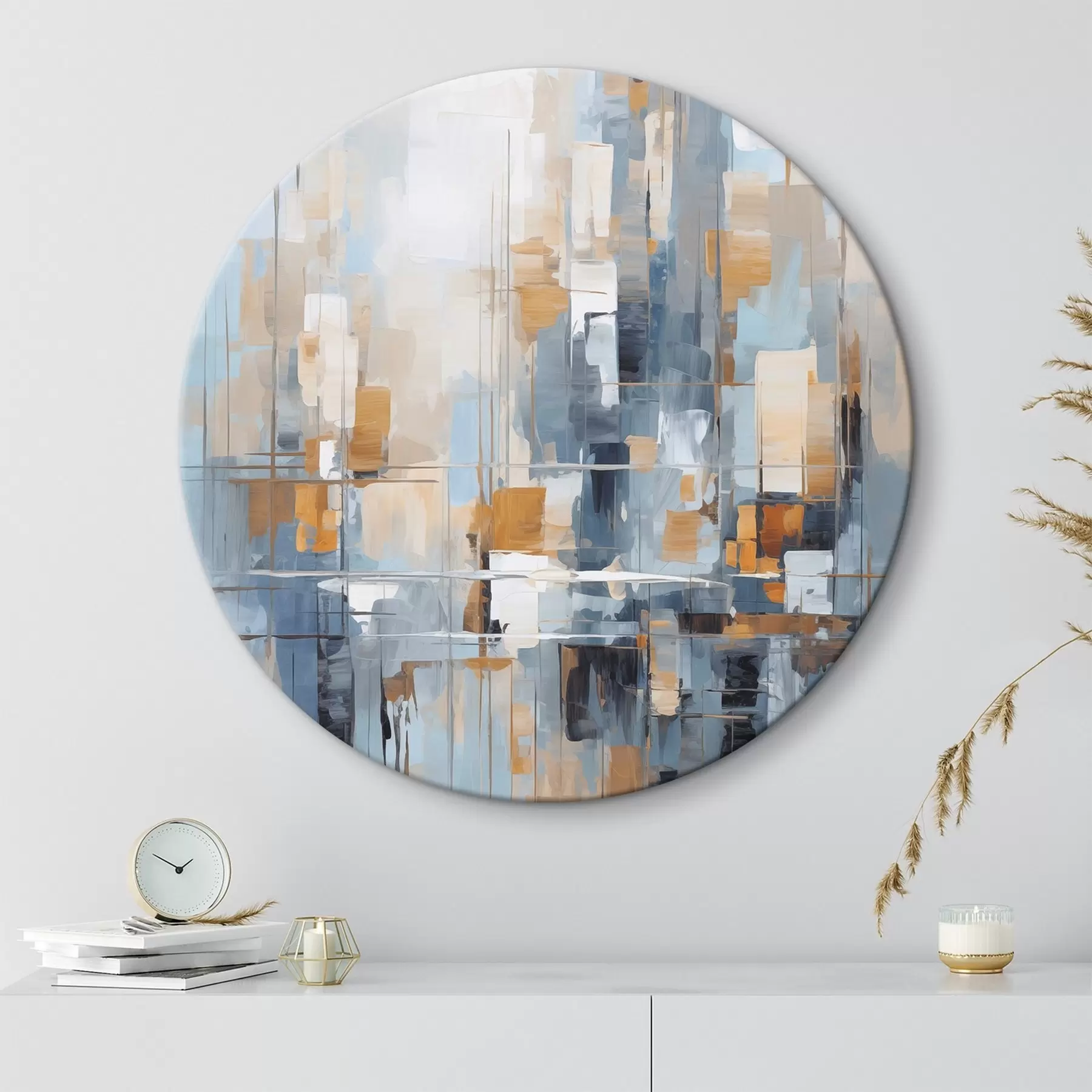 Obraz Abstrakce imitující tahy štětcem Č. r45455