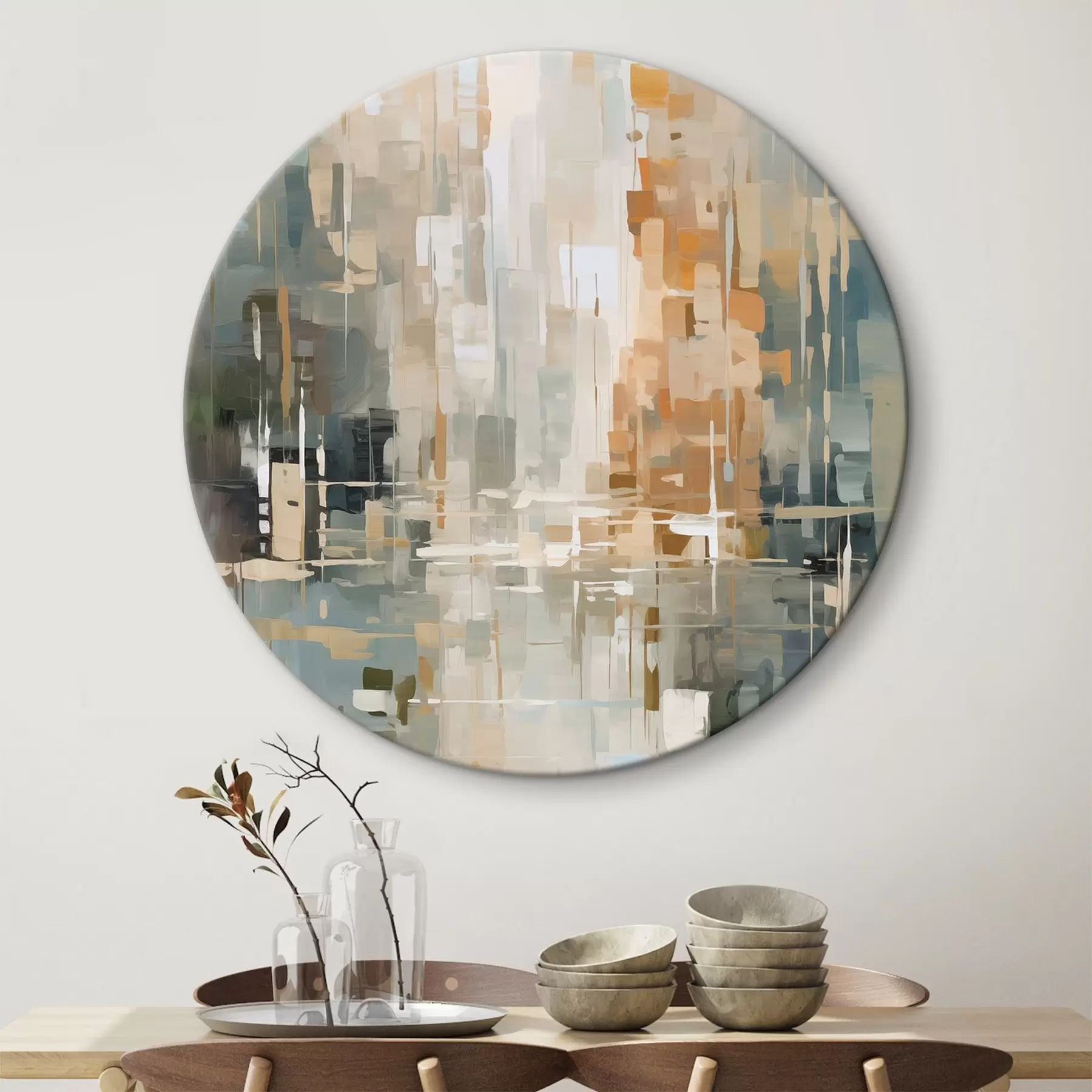 Obraz Abstrakce napodobující malbu Č. r45456