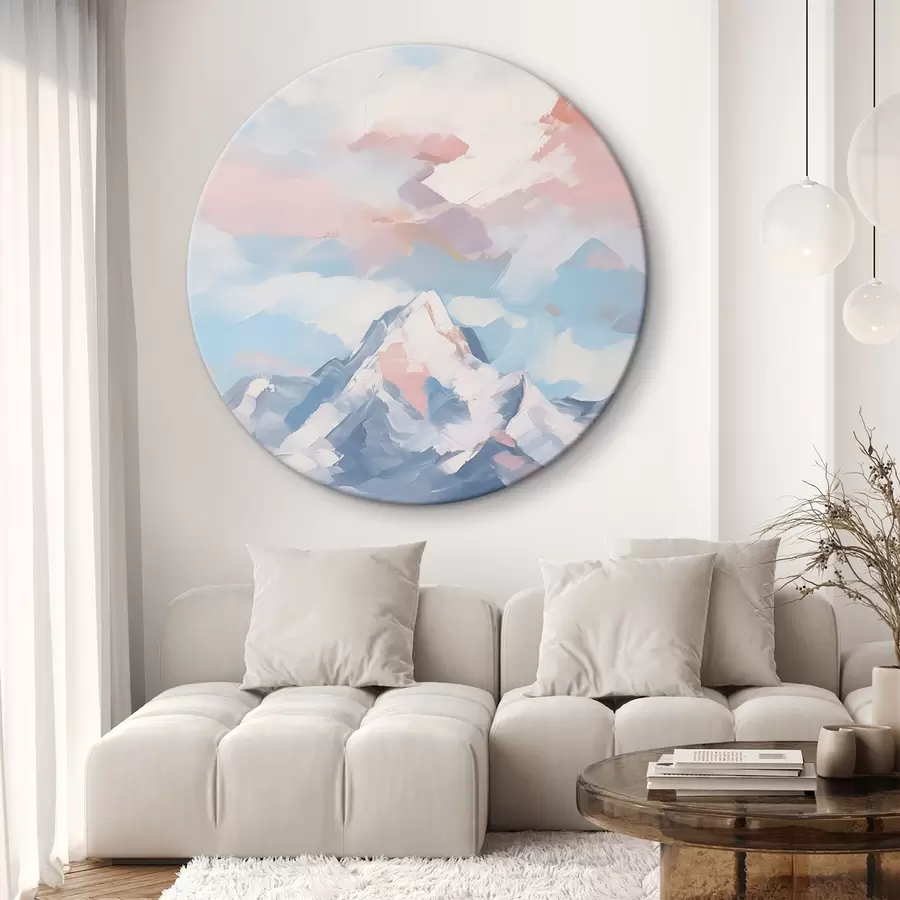 Obraz Hora na pozadí oblohy s mraky Č. r45458