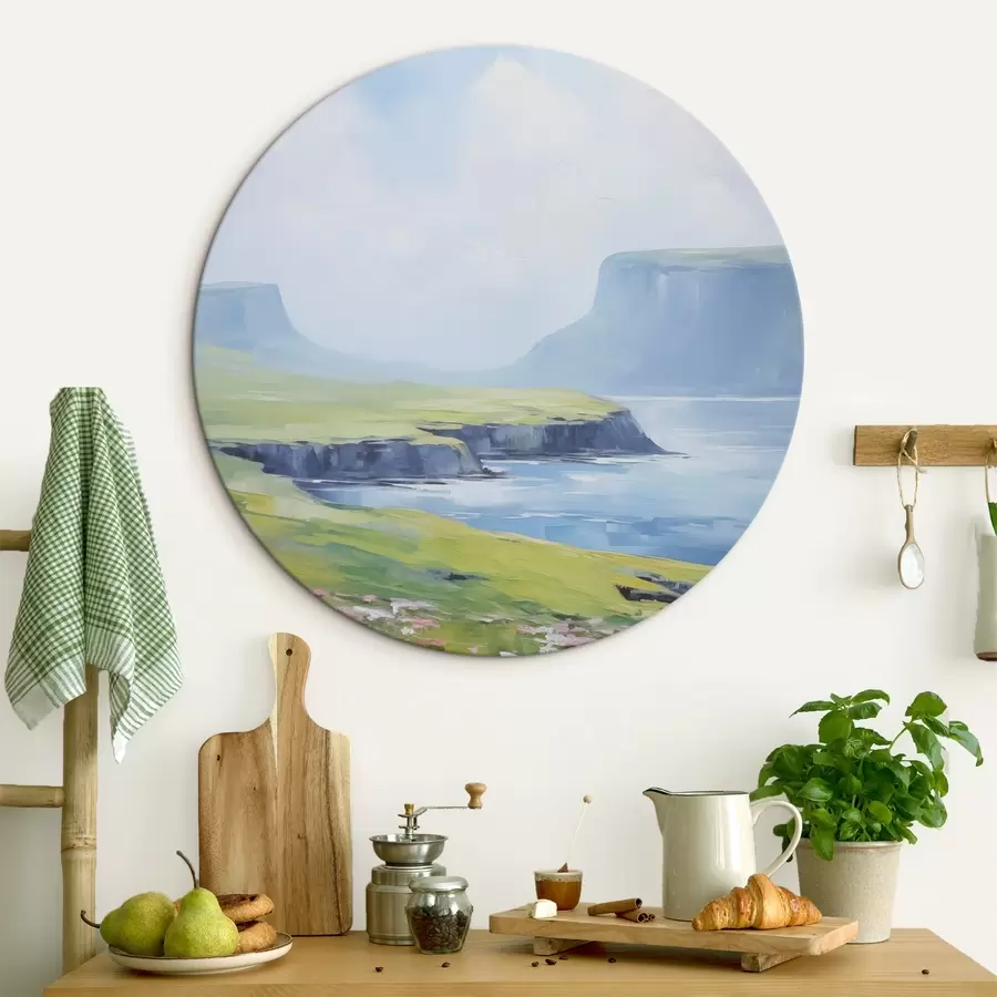 Obraz Mořské pobřeží s fjordy v pozadí Č. r45460