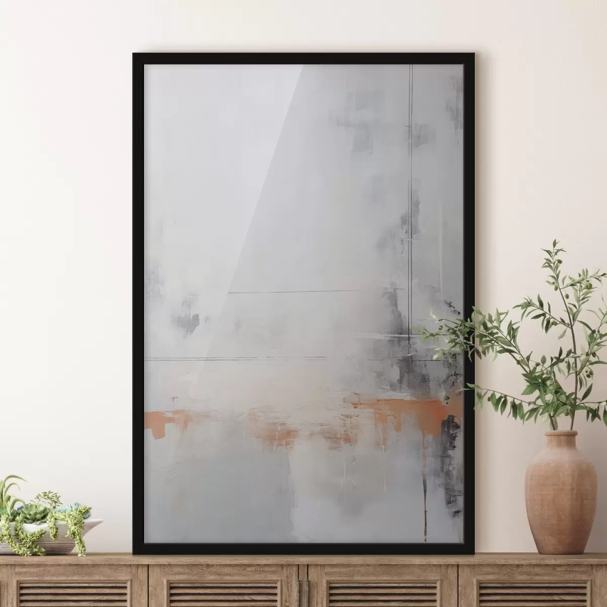 Poster Moderní abstrakce s imitací opotřebované textury f45451