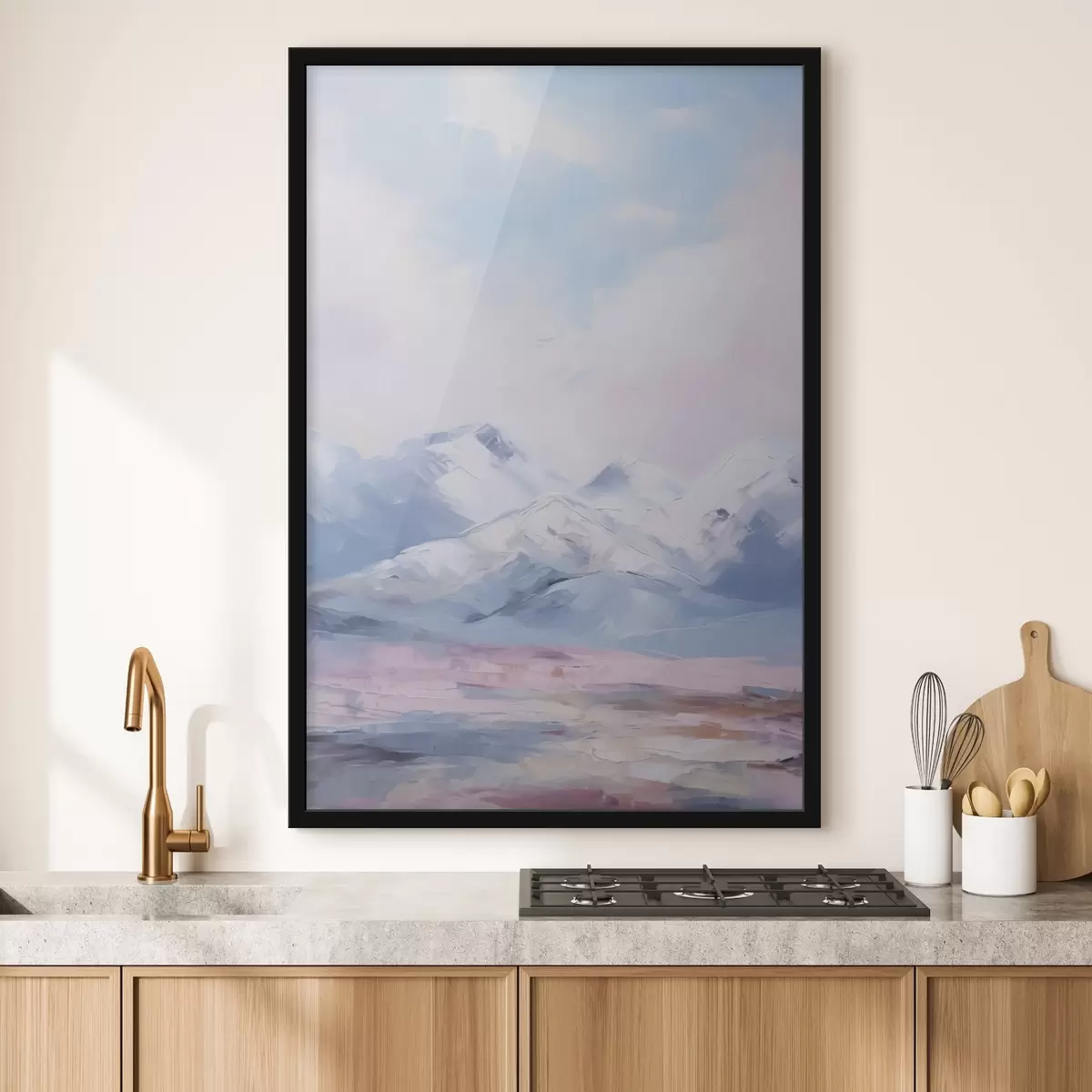 Poster Imitace malby hor f45457