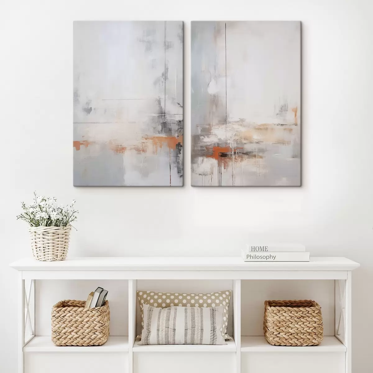 Obraz Moderní abstrakce s imitací opotřebované textury Č. m00623