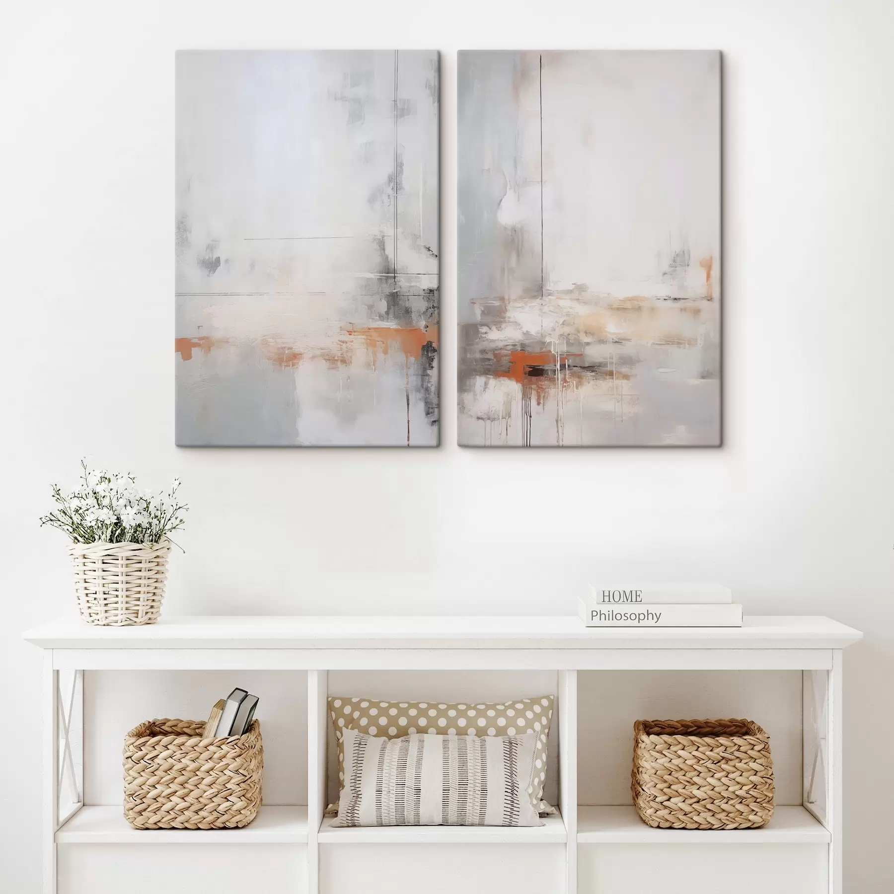 Obraz Moderní abstrakce s imitací opotřebované textury Č. m00623