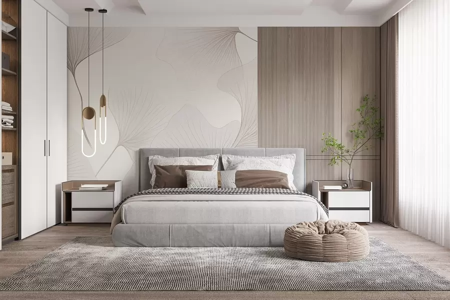 Fototapet Průhledné listy ginkga w04433v1