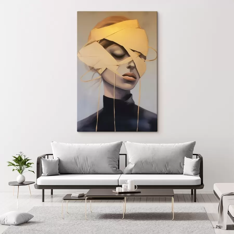 Obraz Ženský portrét s obvazem Č. s45472