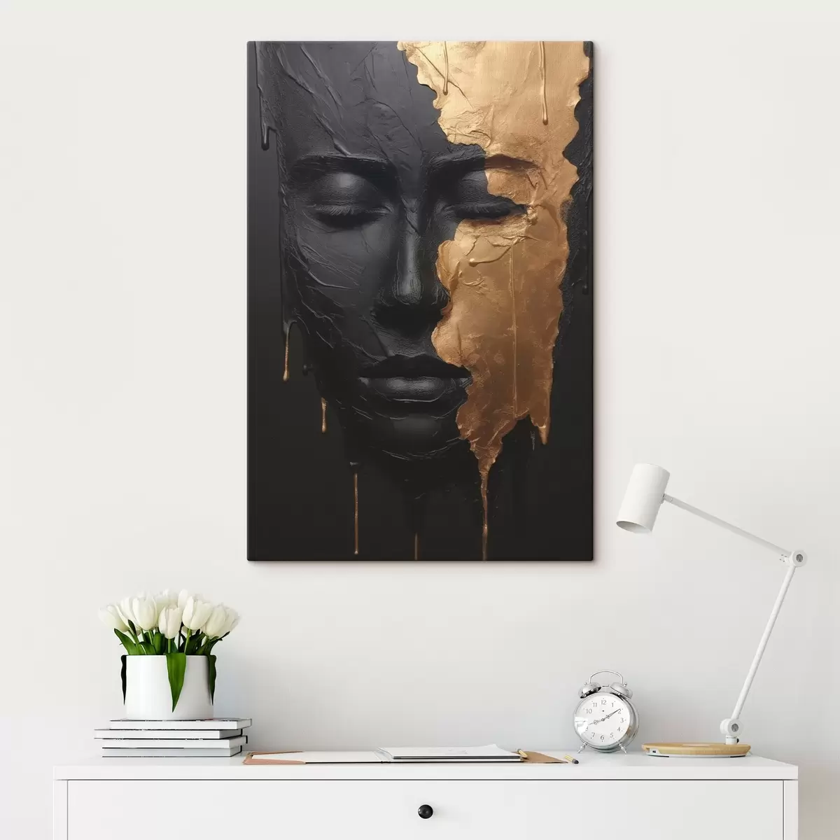 Obraz Abstraktní ženský portrét Č. s45480