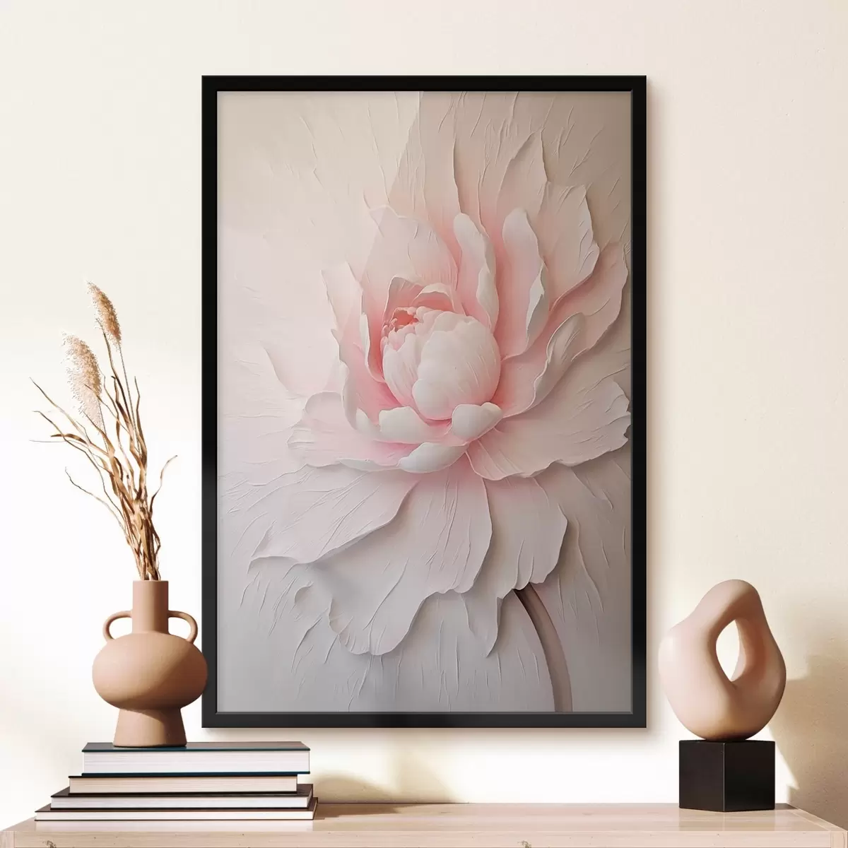 Poster Velká růžová pivoňka f45470