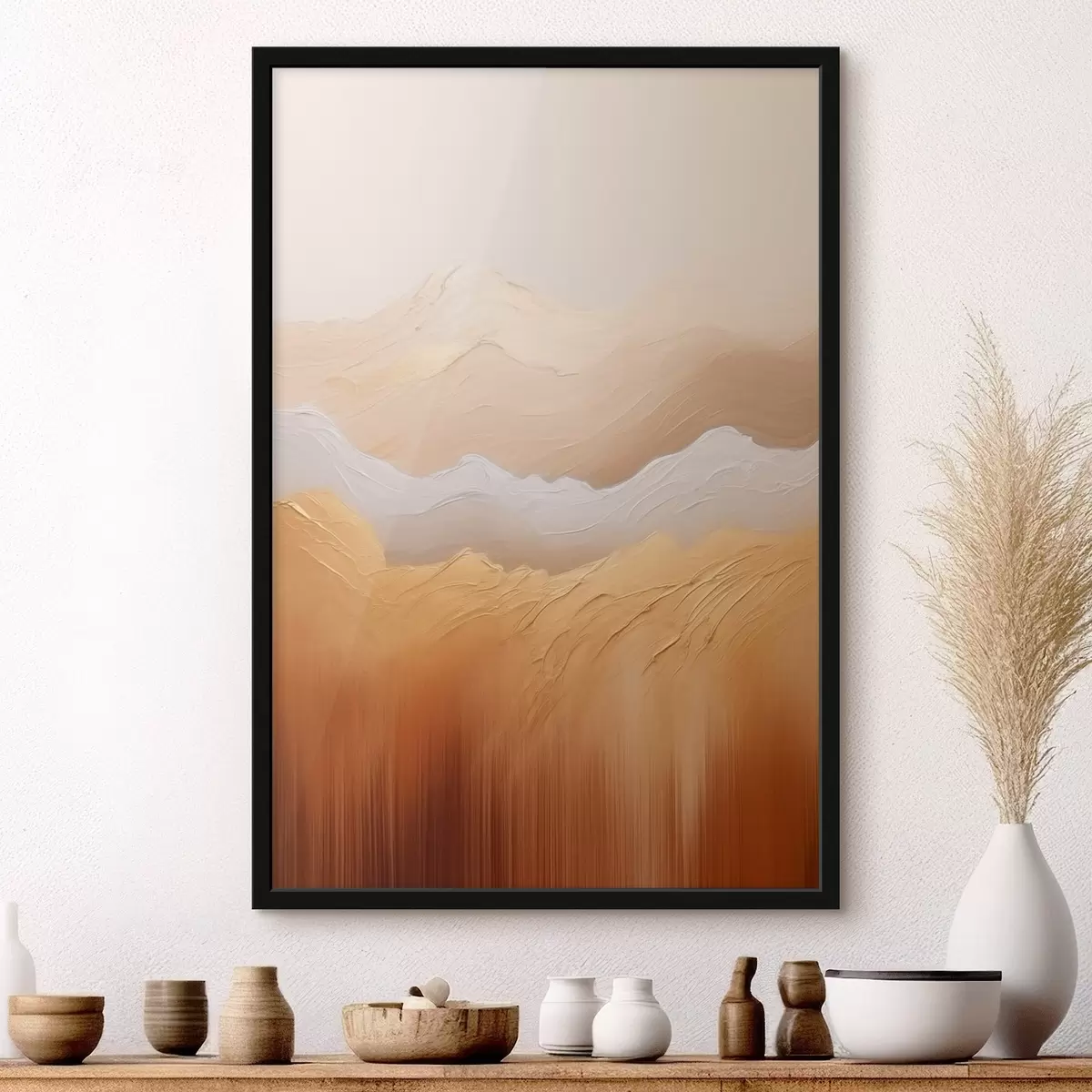 Poster Abstraktní písečné hory f45473