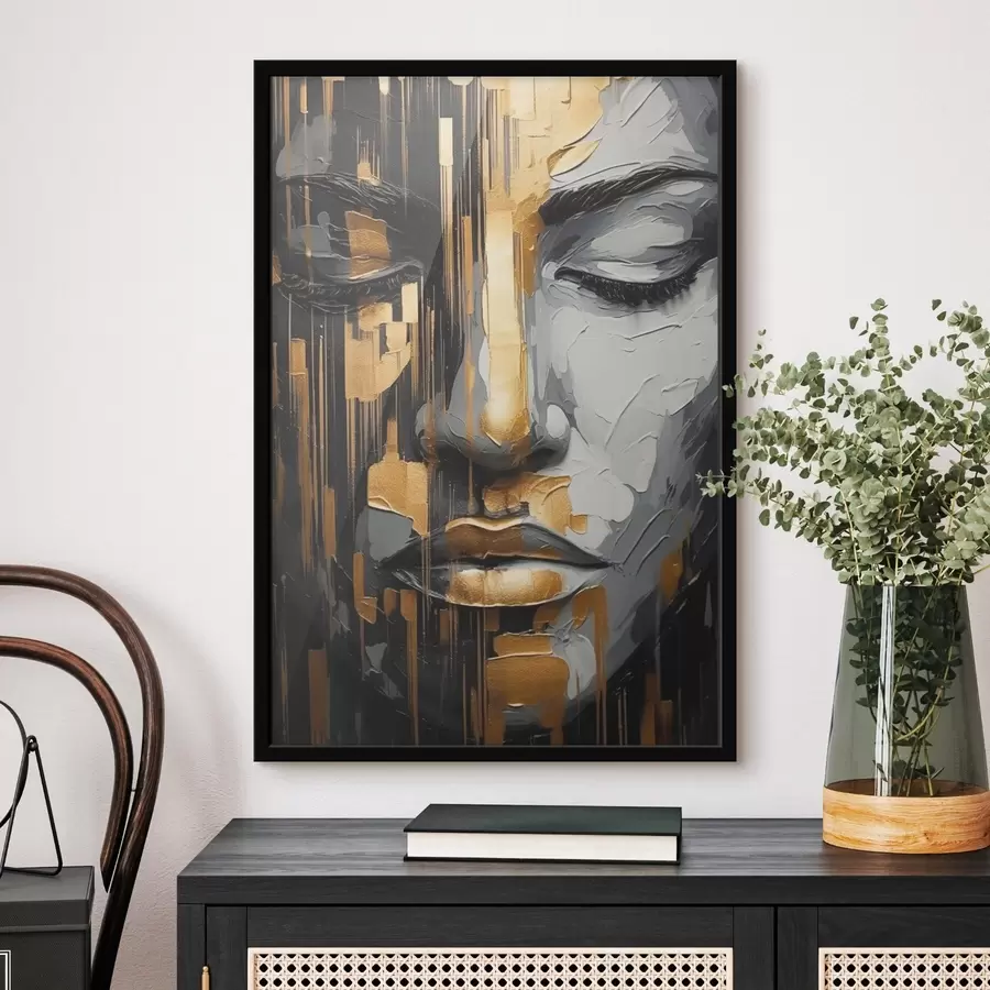 Fototapet Abstraktní ženský portrét f45475