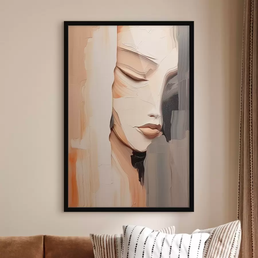 Fototapet Abstraktní ženský portrét f45478