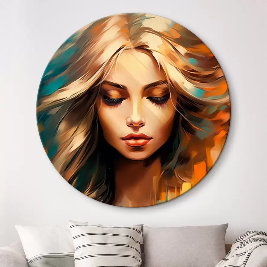 Obraz Abstraktní ženský portrét Č. r45469