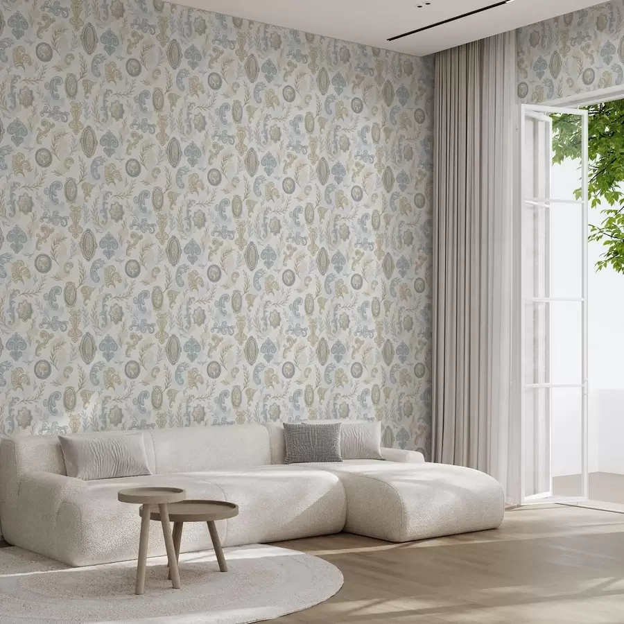 Fototapet Klasický ornament s medailony a vzory a00319