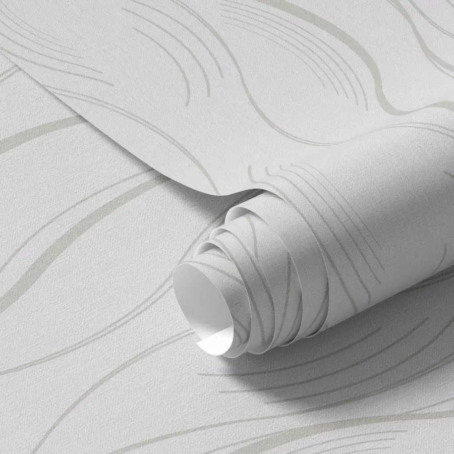 Fototapet Vlnité linie s dalšími tahy v moderním stylu a00482