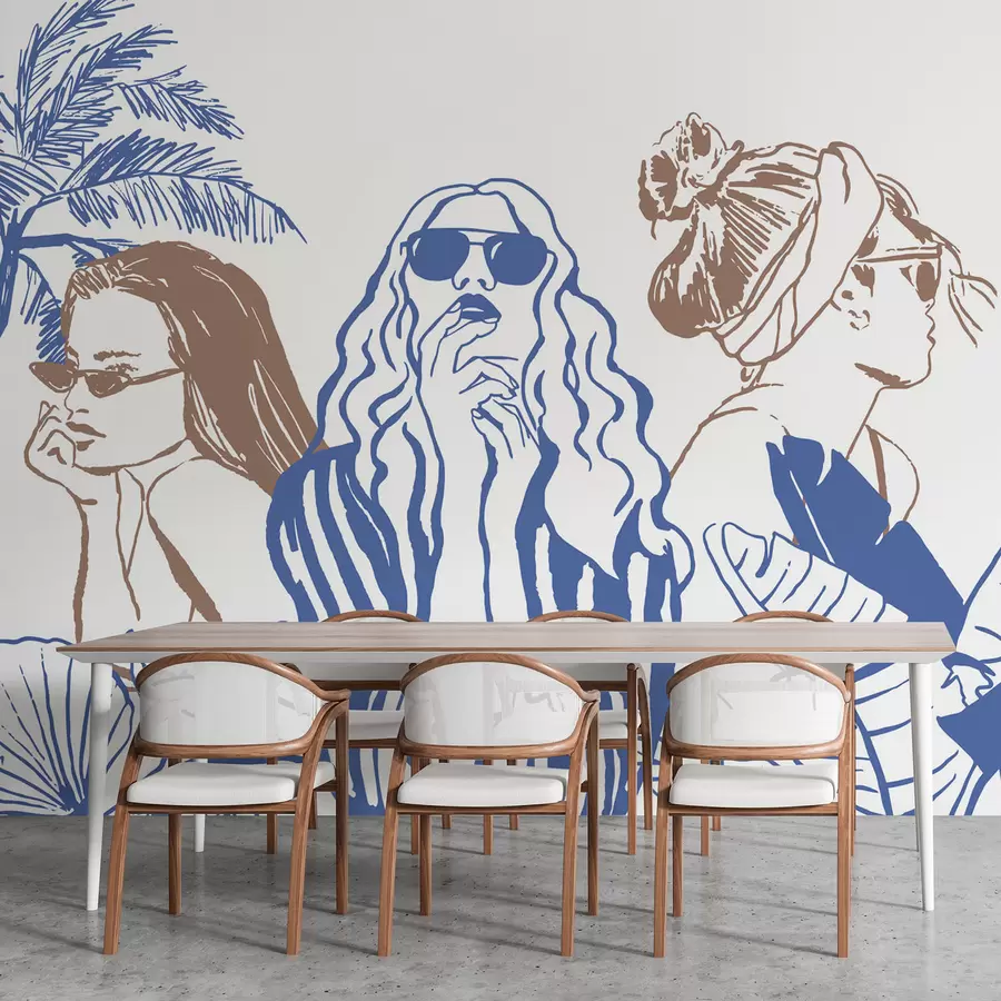 Fototapet Dívky w04463