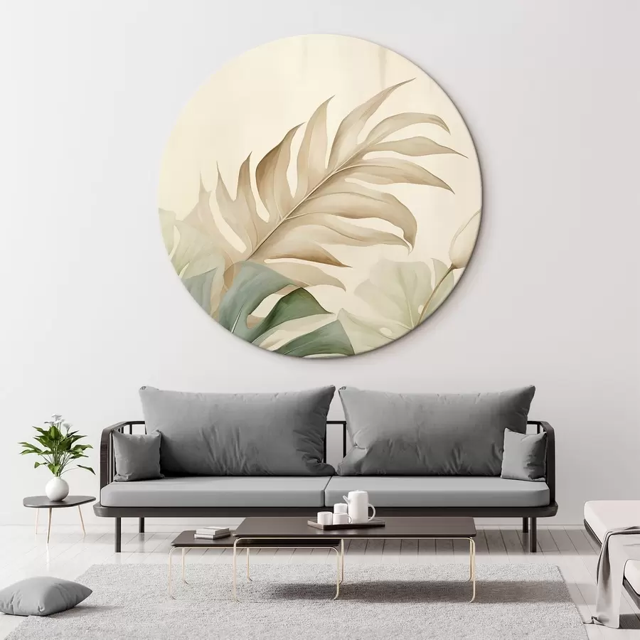 Obraz Tropické listy na světlém pozadí Č. r45617