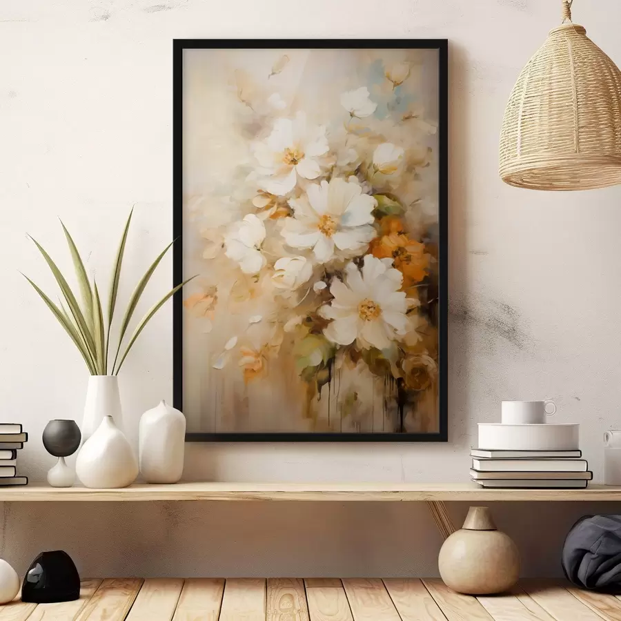 Fototapet Složení v pastelových béžových a hnědých tónech f45534